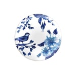 Fern&Co Bleu Blanc Collection Büyük Tabak 4 Lü Set
