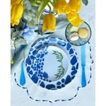 Fern&Co Santorini Cruise Collection Büyük Tabak 4 Lü Set