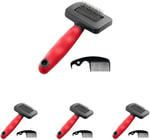 Ferplast Gro 5942 Metal Dişli Tarak, S, Red - Bedenler: L (2 paketi), S (2 paketi), S (4 paketi), L, M, S, Xl