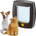 Ferplast Swıng 3 Kedi-Köpek Kapısı,Kahve,14,8X14,5, Standard, Kahverengi - Seçenekler: Microchip, Standard, 1 Adet, S (21,5 x 5 x h. 24 cm.)...