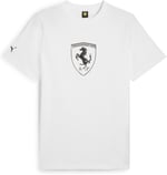 Ferrari Race Erkek Beyaz Günlük Stil T-Shirt 63018904