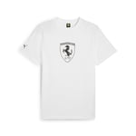 Ferrari Race Erkek Beyaz Günlük Stil T-Shirt 63018904