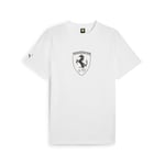 Ferrari Race Erkek Beyaz Günlük Stil T-Shirt 63018904