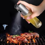 FETHİYE TOPTAN Sprey Yağlık Spreyli Cam Şişe Yağdanlık, Yağ, Sirke ve Limon Püskürtücü, 100 ml, Asorti