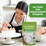 Fibrelle 400 g Eritritol 1 paket. Keto/Ketojenik/Vegan diyete uygundur.