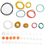 Fielect DC Motor Kendin Yap Model Oyuncakları için 84 Tip Plastik Dişli Seti Plastik Kayış Kasnak Dişlisi Kombinasyonu