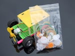 Fielect DC Motor Kendin Yap Model Oyuncakları için 84 Tip Plastik Dişli Seti Plastik Kayış Kasnak Dişlisi Kombinasyonu