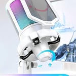 Fifine Ampligame A6T Twitch - Youtuber - Gamer - Tiktok - Yayıncı USB Mikrofon Seti (Beyaz)