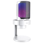 Fifine Ampligame A8 Beyaz USB Mikrofon Oyuncu Bilgisayar Mikrofonu White