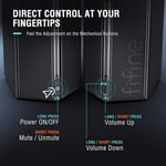 FIFINE Bilgisayar hoparlörü, RGB'li masaüstü bilgisayar hoparlörleri, ses kontrolü, oyun hoparlörleri USB ile çalışan, 3,5 mm Aux ses kablosuyla çalışır, dizüstü bilgisayar monitörü, telefon