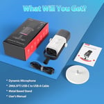 FIFINE Podcast Stüdyosu Akışı için USB XLR Mikrofon, Dinamik Mikrofon Oyun Bilgisayarı, PS4/5 Mac Mixer Ses Kartları için Sessiz Düğmeli - Seçenekler: Kol mikrofonu, Mikrofon, kollu mikrofon