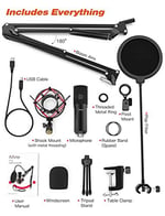 Fifine T732 Condenser USB Yayıncı Oyuncu Youtuber Twitch Mikrofon Seti