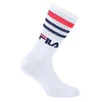 FILA NORMAL SOCKS Üniseks Yetişkin Çorap, Beyaz, 35-38