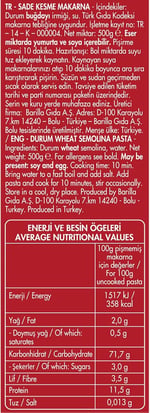 Filiz Burgu Makarna 500 g
