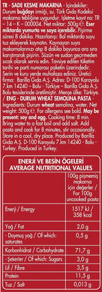 Filiz Fiyonk Makarna 500 g