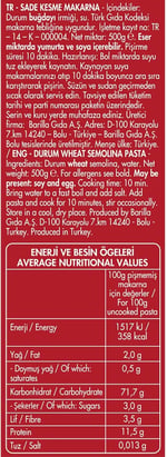 Filiz Kelebek Makarna 500 g.