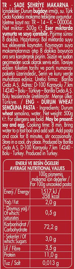 Filiz Kuskus Makarna 500 g.