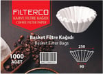 Filterco 250/90 Basket Filtre Kahve Kağıdı 1000 Adet