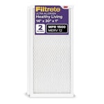 Filtrete 14x30x1, AC Fırın Hava Filtresi, MPR 1500, Healthy Living Ultra Alerjen, 2'li Paket (Tam Ölçüler 13,81 x 29,81 x 0,78)