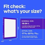 Filtrete 18x24x1 Hava Filtresi, MPR 1500, MERV 12, Sağlıklı Yaşam Ultra Alerjen 3 Aylık Pileli 1 İnç Hava Filtreleri, 6 Filtre