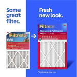 Filtrete 21 x 21 x 1, AC fırın hava filtresi, MPR 1000, mikro alerjen koruması, 6'lı paket (tam ölçüler 20,81 x 20,81 x 0,81)