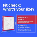 Filtrete MPR 1000 Mikro Alerjen Defense AC Fırın Hava Filtresi, 12 x 12 x 1, 2'li Paket