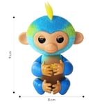 Fingerlings 2023 YENİ İnteraktif Bebek Maymun Dokunmaya Tepki Veriyor - 70+ Sesler ve Tepkiler - Aslan (Mavi)