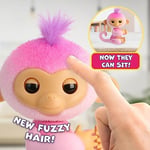Fingerlings İnteraktif Bebek Maymun Dokunmaya Tepki Veriyor - 70+ Ses ve Tepki - Harmony (Pembe)