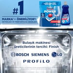 Finish Power Hepsi Bir Arada 100 Bulaşık Makinesi Deterjanı Tableti (1 x 100 Tablet)