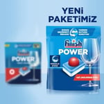Finish Power Hepsi Bir Arada 100 Bulaşık Makinesi Deterjanı Tableti (1 x 100 Tablet)