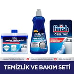 Finish Temizlik ve Bakım Seti (Parlatıcı 400 ml + Makine Temizleyici Sıvı 250 ml + Tuz 500 g)