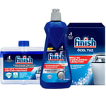 Finish Temizlik ve Bakım Seti (Parlatıcı 400 ml + Makine Temizleyici Sıvı 250 ml + Tuz 500 g)