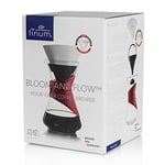 Finum BLOOM AND FLOW - Kaffeebrüher mit Glaskaraffe, Kaffeebereiter, Handbrüh Kaffee, Kaffeezubereiter, Filterkaffee, Pour Over, Kaffeeaufbereiter aus Glas mit Filter, Kaffeekessel, BPA-frei - Rot
