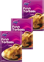 Fırın Torbası 8 Adet 24 x 38 cm Üçlü Set