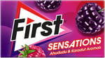 First Sensations Ahududu Karadut Aromalı Şekersiz Sakız 27 gr