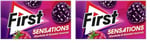First Sensations Ahududu & Karadut Aromalı Sakız 27 gr 2li paket