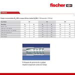 fischer Çivi dübeli 6 x 60/30 S, galvanizli havşa başlı vidalı yüksek kaliteli naylon dübel (50 adet), beton, tuğla ve doğal taşta sabitleme sırasında optimum tutuş için dübeller