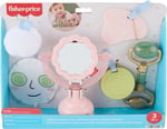 Fisher-Price Bebek Oyuncakları Mini Me Moments Öz Bakım Duyusal Set 6 Parça Çıngırak & Diş Kaşıyıcı Aktiviteler Yenidoğan Yaş 3+ Ay