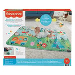 Fisher Price Büyük Maceralar Dev Oyun Halısı, Yenidoğanlar ve Bebeklere Uygun, Yanında Oyuncaklar Bulunan 152 cm Uzunluğunda Oyun Minder
