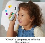 Fisher-Price Doktor Seti Okul öncesi çağdaki 3 yaş ve üzeri çocuklar için 7 parçadan oluşan Fisher-Price Doktor Seti doktor oyuncakları HYH26
