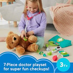 Fisher-Price Doktor Seti Okul öncesi çağdaki 3 yaş ve üzeri çocuklar için 7 parçadan oluşan Fisher-Price Doktor Seti doktor oyuncakları HYH26