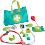 Fisher-Price Doktor Seti Okul öncesi çağdaki 3 yaş ve üzeri çocuklar için 7 parçadan oluşan Fisher-Price Doktor Seti doktor oyuncakları HYH26