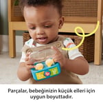 Fisher-Price Eğlen ve Öğren Eğlenceli Kulaklıklar Fisher-Price Eğlen ve Öğren Eğlenceli Kulaklıklar, birden fazla dil desteği bulunan müzikli, eğitici oyuncak HWY47