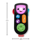 Fisher-Price Eğlen ve Öğren İzle ve Öğren Kumanda - çok dilli seri, eğitici içeriğiyle elektronik taklit oyuncağı, bebekler ve yürüme çağındaki çocuklar için HHH27