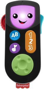 Fisher-Price Eğlen ve Öğren İzle ve Öğren Kumanda - çok dilli seri, eğitici içeriğiyle elektronik taklit oyuncağı, bebekler ve yürüme çağındaki çocuklar için HHH27