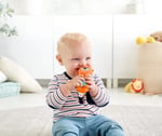 Fisher Price Eğlenceli Arkadaşlar Dişlik ve Çıngıraklar, Su Samuru FXC21