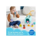 Fisher-Price Hayvan Dostlarımın Çantası Fisher-Price Şirin Dostlar Hayvan Dostlarımın Çantası, bebekler ve yürüme çağındaki çocuklar için şekil eşleştirme oyuncağı, 8 blok HTW93