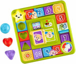 Fisher-Price Köpekçiğin Oyun İstasyonu Fisher-Price Müzikli Canlandırma Masa Oyunu Bebek Oyuncağı, Eğlen ve Öğren Köpekçik'in Oyun İstasyonu, Çok Dilli Versiyon HRB70
