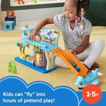 Fisher-Price Little People Eğlenceli Havaalanı Fisher-Price Little People Eğlenceli Havaalanı, uçak ve 3 oyun aksesuarı, bebekler için oyun seti HTJ26