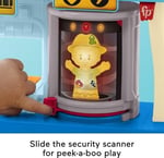 Fisher-Price Little People Eğlenceli Havaalanı Fisher-Price Little People Eğlenceli Havaalanı, uçak ve 3 oyun aksesuarı, bebekler için oyun seti HTJ26